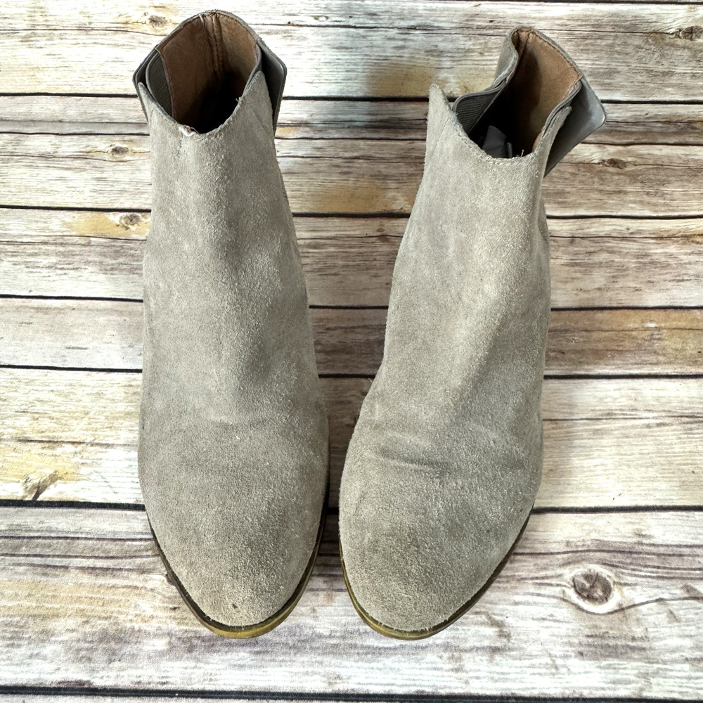 Lucky Brand Womens Stone Suede Benissa Western Ankle Boots 9M - Picture 3 of 9